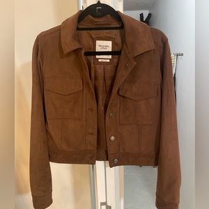 Abercrombie & Fitch Vegan Suede Jacket
